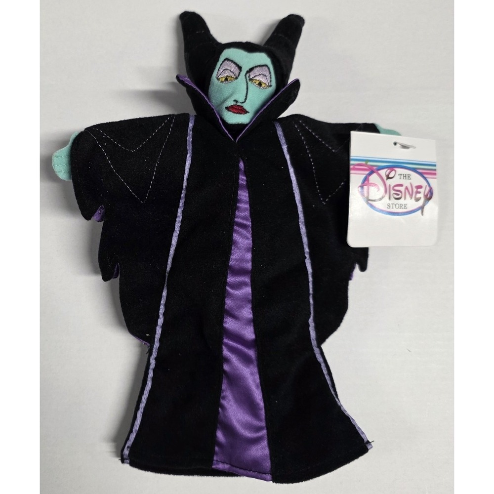 DISNEY VILLAIN MALEFICENT Sleeping Beauty EVIL QUEEN 10" PLUSH Bean Fig Figure